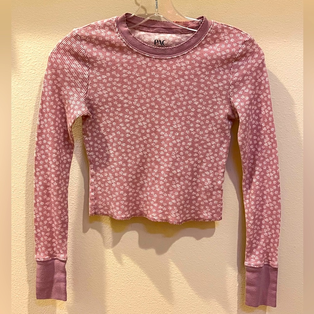 PacSun PAC Cares Comfy Girl Thermal Long Sleeve Shirt Women’s Size Small